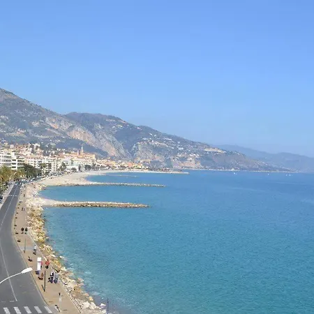 Appartamento Front Bord De Cote D'azur Florentina Sea View French Riviera Proche Monaco Montecarlo Superb Mentone