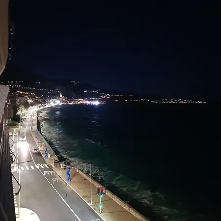 Front Bord De Cote D'azur Florentina Sea View French Riviera Proche Monaco Montecarlo Superb Apartman Menton