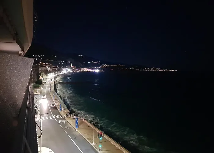 Front Bord De Côte D'azur Florentina Sea View French Riviera Proche Monaco Montecarlo Superb Apartamento Menton