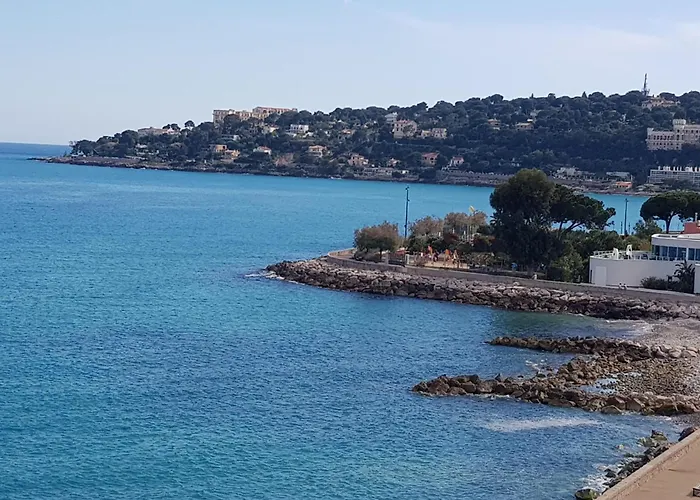 Front Bord De Cote D'azur Florentina Sea View French Riviera Proche Monaco Montecarlo Superb