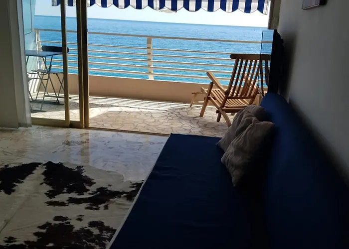 Front Bord De Cote D'azur Florentina Sea View French Riviera Proche Monaco Montecarlo Superb Apartment