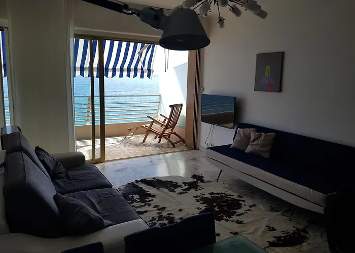 Front Bord De Cote D'azur Florentina Sea View French Riviera Proche Monaco Montecarlo Superb 公寓 *